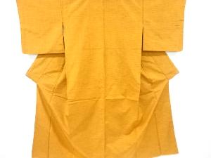 リサイクル　雨縞織り出し手織り紬着物